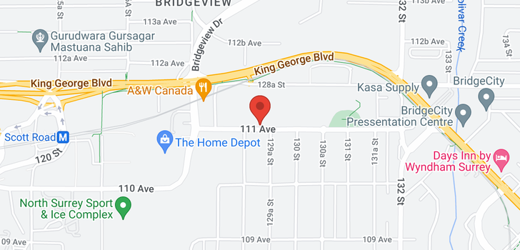 map of 12927 111TH AVENUE